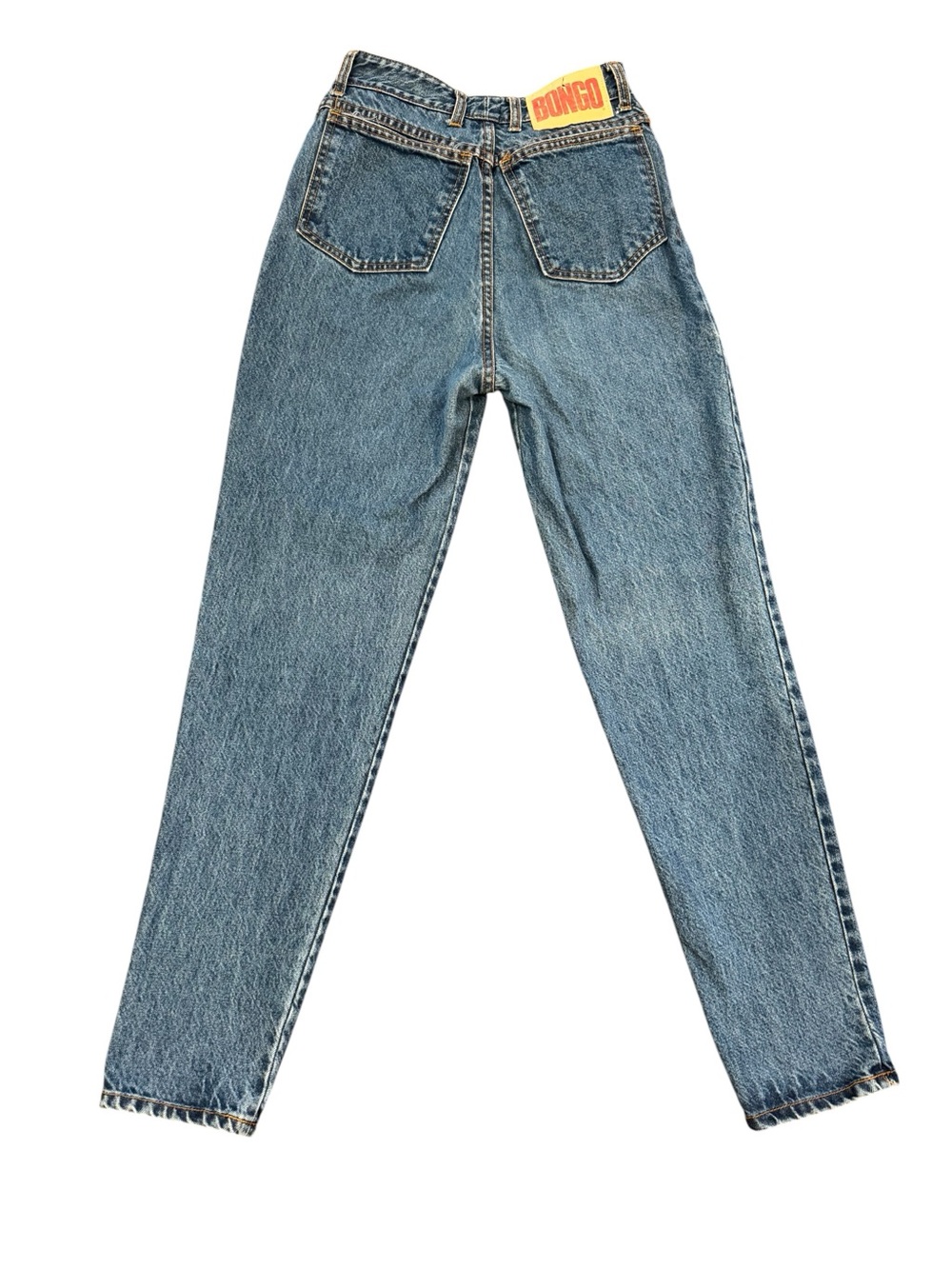 Vintage Bongo Womens Size 9 Blue Tapered Leg Jeans Y2K Style 2-02 Med Wash